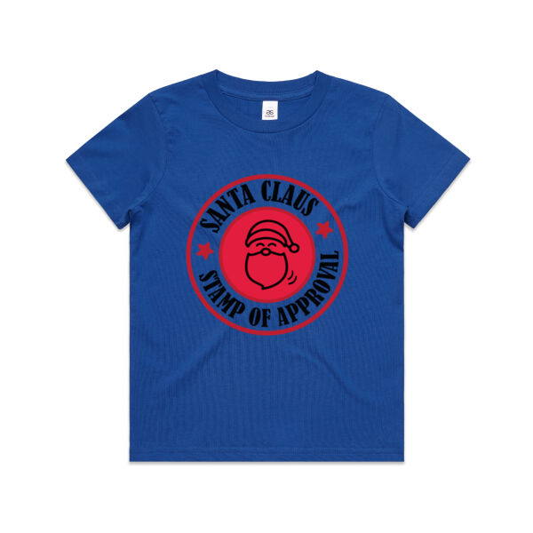 Santa Claus Stamp of Approval - Kids Tee Thumbnail